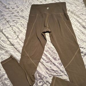 Athleta olive green Leggings